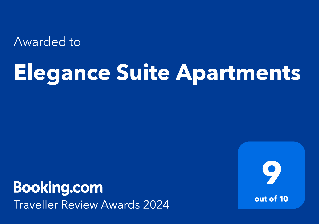 Award booking.com Elegance Suite 2023